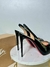 Zapatillas Christian Louboutin para dama negro charol - tienda en línea