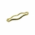 Bracelete Rígido Ondas banhado a ouro 18K - Loja Cristal