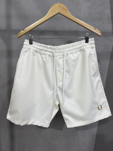 Shorts Fred Perry - Bege / Preto
