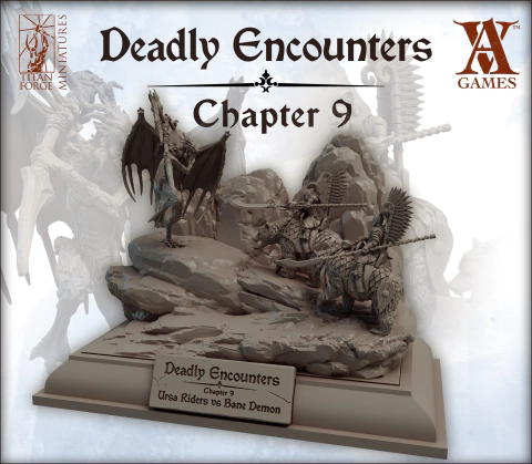 Diorama Ursa Riders Vs Bane Demon