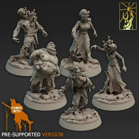 Kit de Zumbis do Pântano