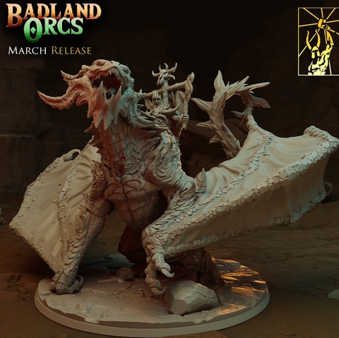 Orc montado em Wyvern