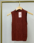 Regata Colete Gola Redonda Ferrugem - comprar online