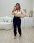 Cropped Alice Manga Longa Nude - loja online