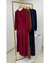 Vestido Manga Longa Marrom - loja online