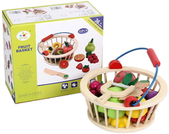 Canasta de frutas para cortar en internet