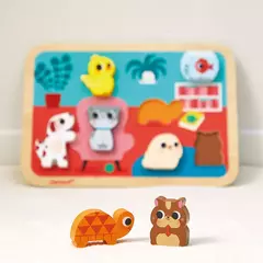 Puzzle con relieve mascotas 7 pcs - comprar en línea