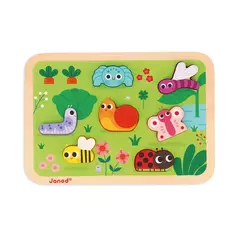 Puzzle con relieve jadrín 7 pcs