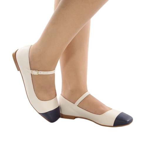 Sapatilha Bicolor MaryJane