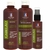 kit Tratamento Cabelão Shampoo 300ml -Peeling 300ml- Tônico