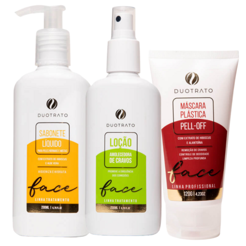 Sabonete Liquido - Loção Amolecedora de cravos - Máscara Plástica Pell-Off