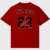Camiseta Oversized Streetwear Off-Y Bulls 23 Red - comprar online