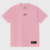 Camiseta Oversized Streetwear Off-Y College logo Rosa