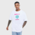 Camiseta Oversized Streetwear Off-Y Tiger White