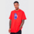 Camiseta Oversized Streetwear Red 2Pac