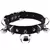 Diezi estilo diferente moda punk masculino torques colar gótico couro do plutô - Tipo Fetiche