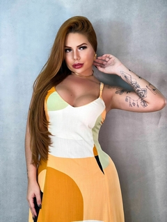 Vestido Estampado - Brizella Modas - comprar online