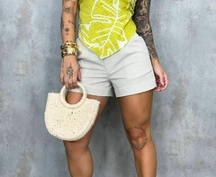 Short tecido em linho - loja online