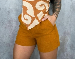 Short tecido em linho na internet