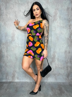 vestido curto viscose