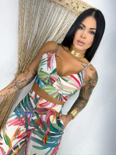 conjunto calça + top MARCELLA - comprar online