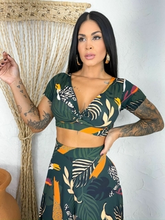 CONJUNTO CALÇA+ CROPPED