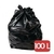 SACO DE LIXO PRETO 100L 70X85X0,07 ZM C/100 UN