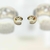 Argolas Douradas com Diamantes - - Milady Semijoias 