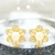 Brinco Flor de Ouro com Pérola - Milady Semijoias 
