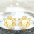 Brinco Flor de Ouro com Pérola - Milady Semijoias 