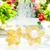 Brinco Flor de Ouro com Pérola - comprar online