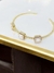 Pulseiras esferas cravejadas na internet