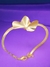 Bracelete Folha Dourada - Milady Semijoias 