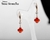 Brinco Trevo vermelho - comprar online