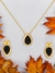 Conjunto Gota Zircônia Cravação Inglesa - comprar online
