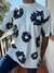 Camiseta oversized Flores