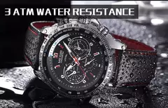 Imagem do Megir relógio de pulso masculino, marca de luxo, quartzo, luminoso, à prova d&
