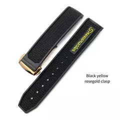 Pulseira de relógio de borracha natural para Omega Speedmaster, Seamaster impla - comprar online