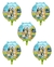 Globo metalizado redondo bluey