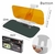 Viseira de sol do carro óculos visão noturna condução hd anti luz solar deslumbrante dia espelho uv dobrável flip down vista clara espelhos interiores - comprar online