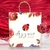BOLSA KRAFT BLANCO 125 GRS CON MANIJA PEGADA 30X30X10