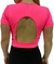 Crop Top Rosa flúor (Lycra) - comprar online