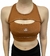Top abierto Camel (Lycra)