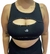 Top abierto negro (Lycra)