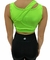 Top cruzado verde flúor (Lycra) - comprar online