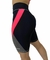 Biker negro combinado rosa flúor (Lycra) - comprar online