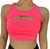Top abierto rosa flúor (Lycra)