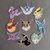 Set de Parches "Eeveelutions x isch"