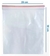 PAQUETE DE BOLSA ZIPLOC 30 X 25