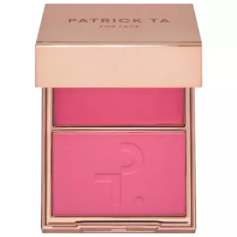 PATRICK TA - DOUBLE TAKE CREME & POWDER BLUSH - SHE'S A DOLL (rubor en polvo y crema)